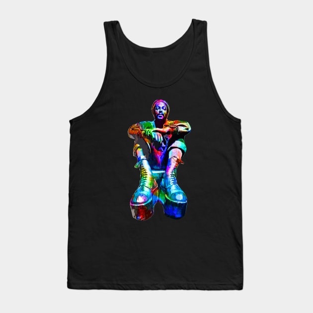 Marvin Gaye Rainbow Tank Top by FiveMinutes